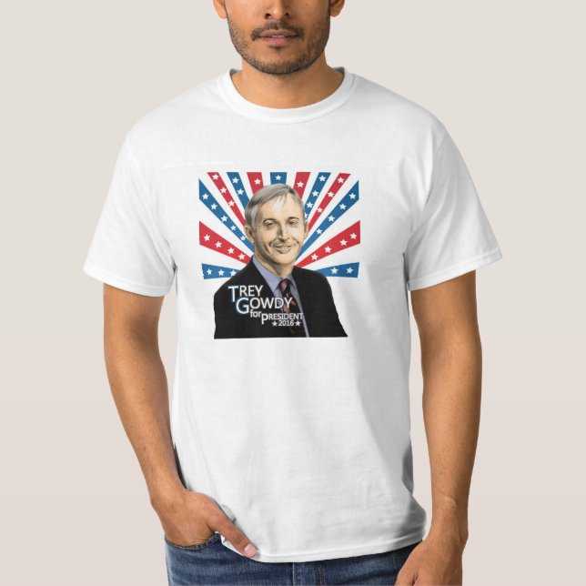 T-shirt Para o presidente em 2016, Trey Gowdy (Frente)