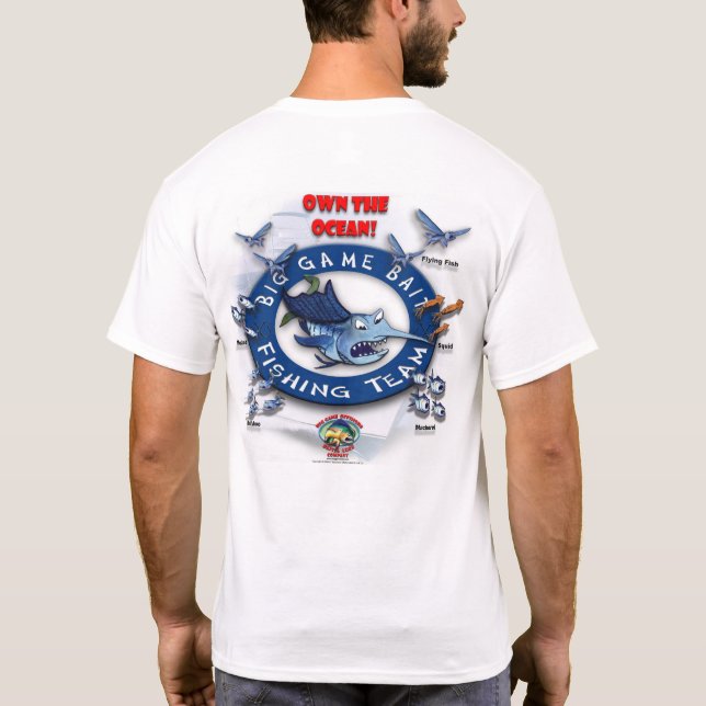 T-shirt Para possuir o oceano! "Sailfish " (Verso)