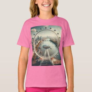 t-shirt para raparigas adoráveis