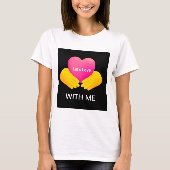 T-SHIRT PARA RAPARIGAS COM CASAIS AMANTES 1 (Frente)
