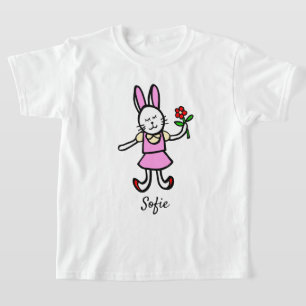 T-shirt para raparigas com Trabalho de arte de Coe