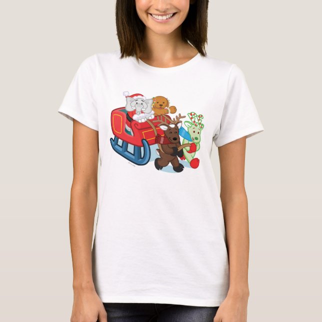 T-shirt Parada do Natal de Webkinz (Frente)