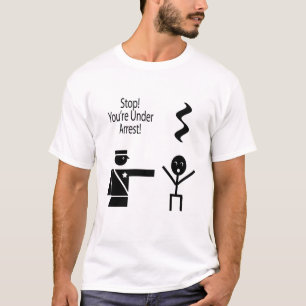 T-shirt parada você está sob o humor 2 da música da