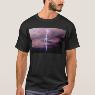 T-shirt Parafuso de relâmpago durante o temporal