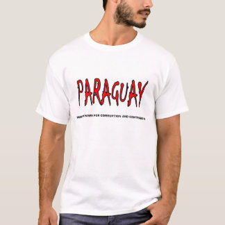 T-shirt Paraguai-largo conhecida…