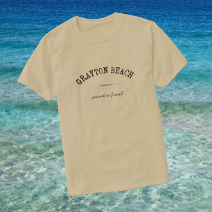 T-shirt Paraíso da praia de Grayton encontrado