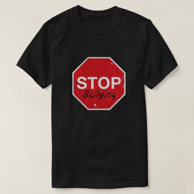 T-shirt Parar o Bullying (Frente do Design)