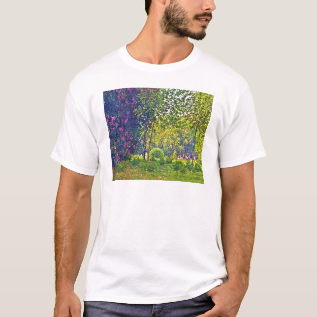 T-shirt Parc Monceau Claude Monet (Frente)