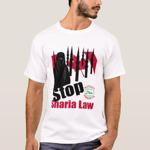 T-shirt PARE A LEI de SHARIA (Canadá)