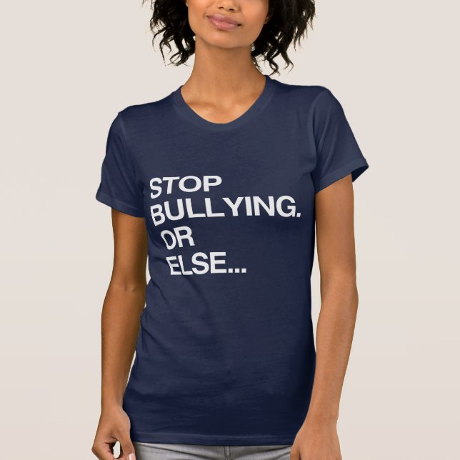 T-SHIRT PARE DE FAZER BULLYING OU ENTÃO (Frente)