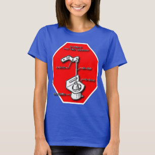 T-shirt Pare de inclinar