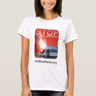 T-shirt Pare o aquecimento global