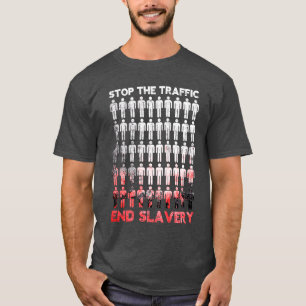 T-shirt Pare o tráfico do ser humano