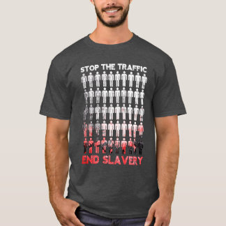 T-shirt Pare o tráfico do ser humano