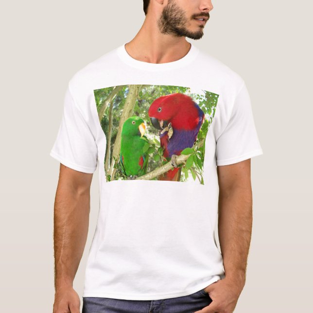 T-shirt Pares de Eclectus (Frente)