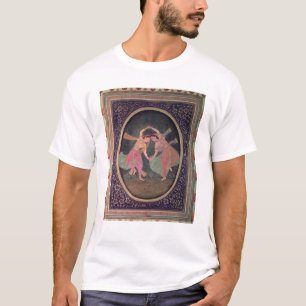 T-shirt Pares de meninas de dança que executam um Kathak