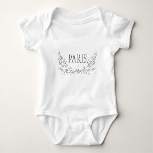 T-shirt Paris (amor) Wings and Swirls