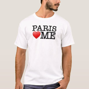T-shirt Paris me ama, eu amo Paris