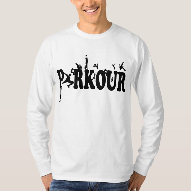 T-shirt Parkour (longo) (Frente)