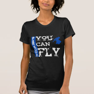 T-shirt Parkour - você pode voar