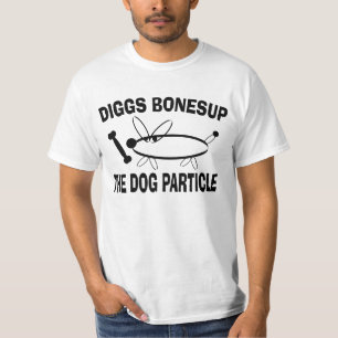 T-shirt Paródia engraçada do Boson de Diggs Bonesup Higgs