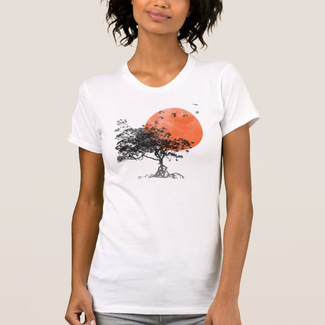 T-shirt Parque do por do sol (Frente)