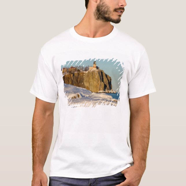 T-shirt Parque Estadual Farol Split Rock no Lago (Frente)