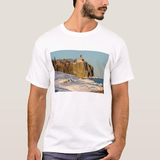 T-shirt Parque Estadual Farol Split Rock no Lago (Frente)