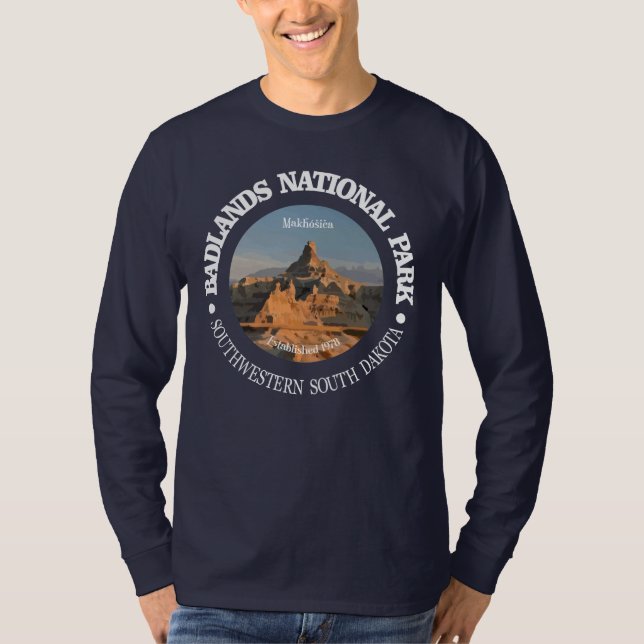T-shirt Parque Nacional Badlands (Frente)