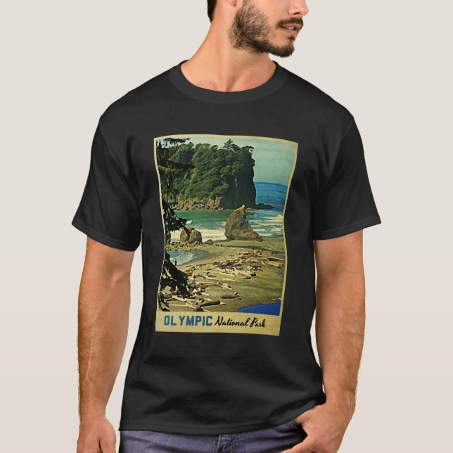 T-shirt Parque Nacional da olimpiadas (Frente)
