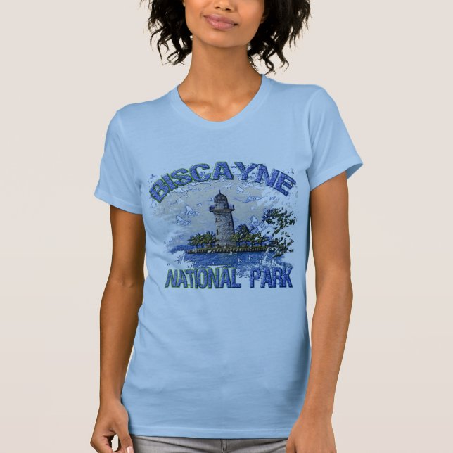 T-shirt Parque nacional de Biscayne (Frente)