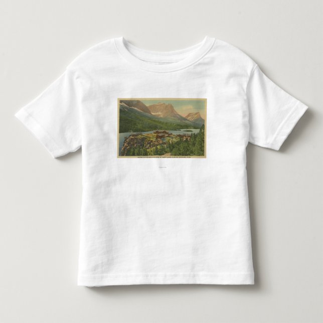 T-shirt Parque nacional de geleira, (Frente)