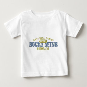 T-shirt Parque nacional de montanha rochosa