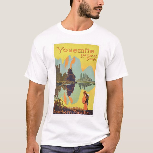 T-shirt Parque nacional de Yosemite (Frente)