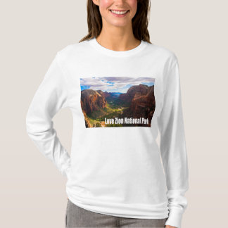T-shirt Parque nacional de Zion do amor