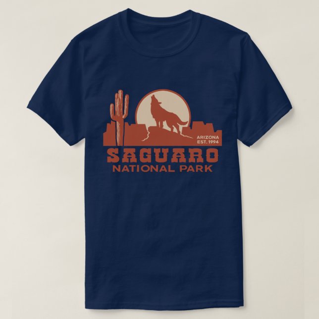 T-shirt Parque Nacional do Saguaro (Frente do Design)