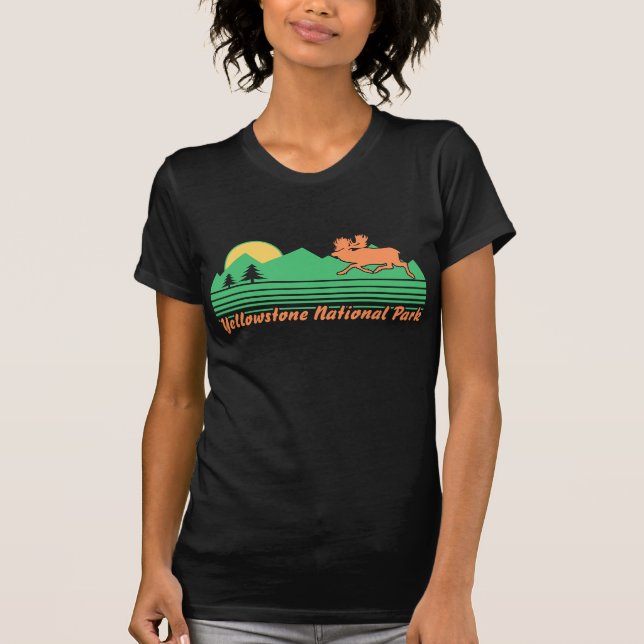 T-shirt Parque Yellowstone (Frente)