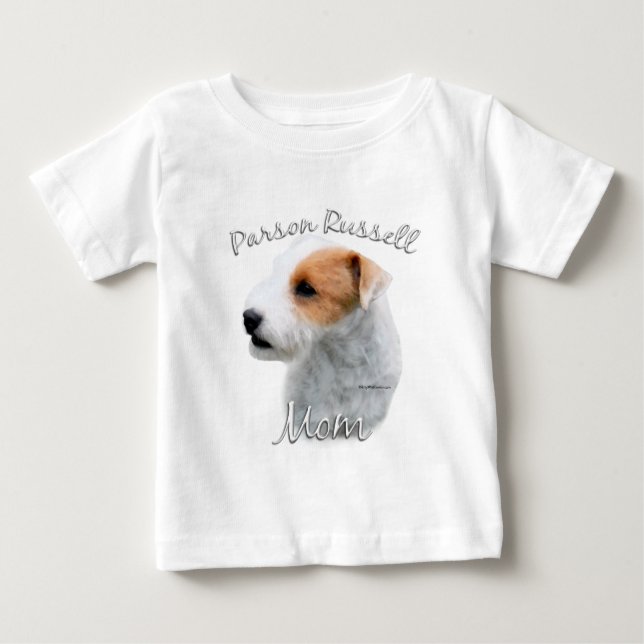 T-shirt Parson Russell Terrier Mãe 2 (Frente)