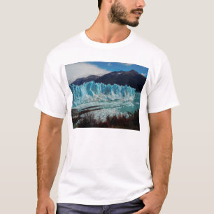 T-shirt Parte dianteira da geleira de Perito Moreno nos