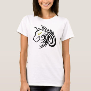 T-shirt Parte dianteira fêmea alfa