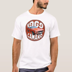 T-shirt Parte superior 1969 de pano de Camaro SS da