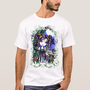 T-shirt Parte superior bonito do anjo da boneca de pano