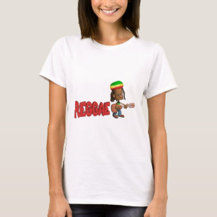 T-shirt Parte superior das senhoras da reggae