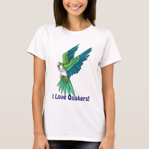 T-shirt Parte superior do quacre