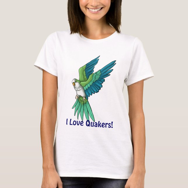 T-shirt Parte superior do quacre (Frente)