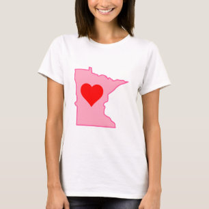 T-shirt Parte superior dos espaguetes - amor Minnesota de