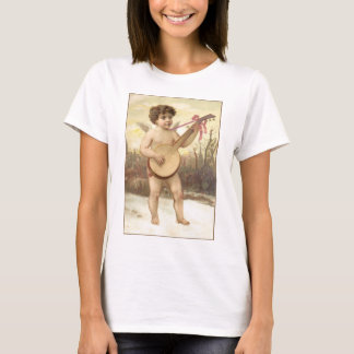 T-shirt Parte superior dos espaguetes das senhoras do anjo