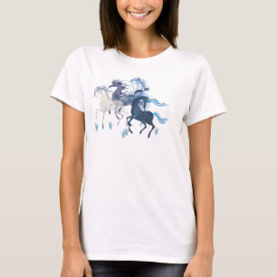 T-shirt Parte superior elegante dos unicórnios Running