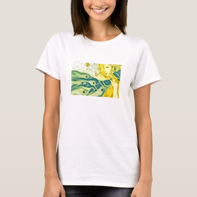 T-shirt Parte superior Enchanting dos espaguetes de Oshun (Frente)