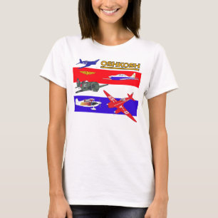 T-shirt Parte superior longa da Capa da mulher de Oshkosh